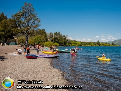 Foto Playa en lago Lolog (Efrain Dávila)